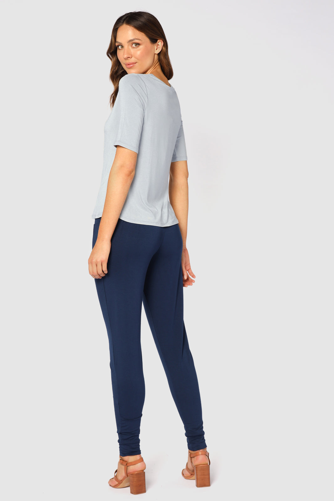 Softline Slouch Pants (no pockets) - Navy