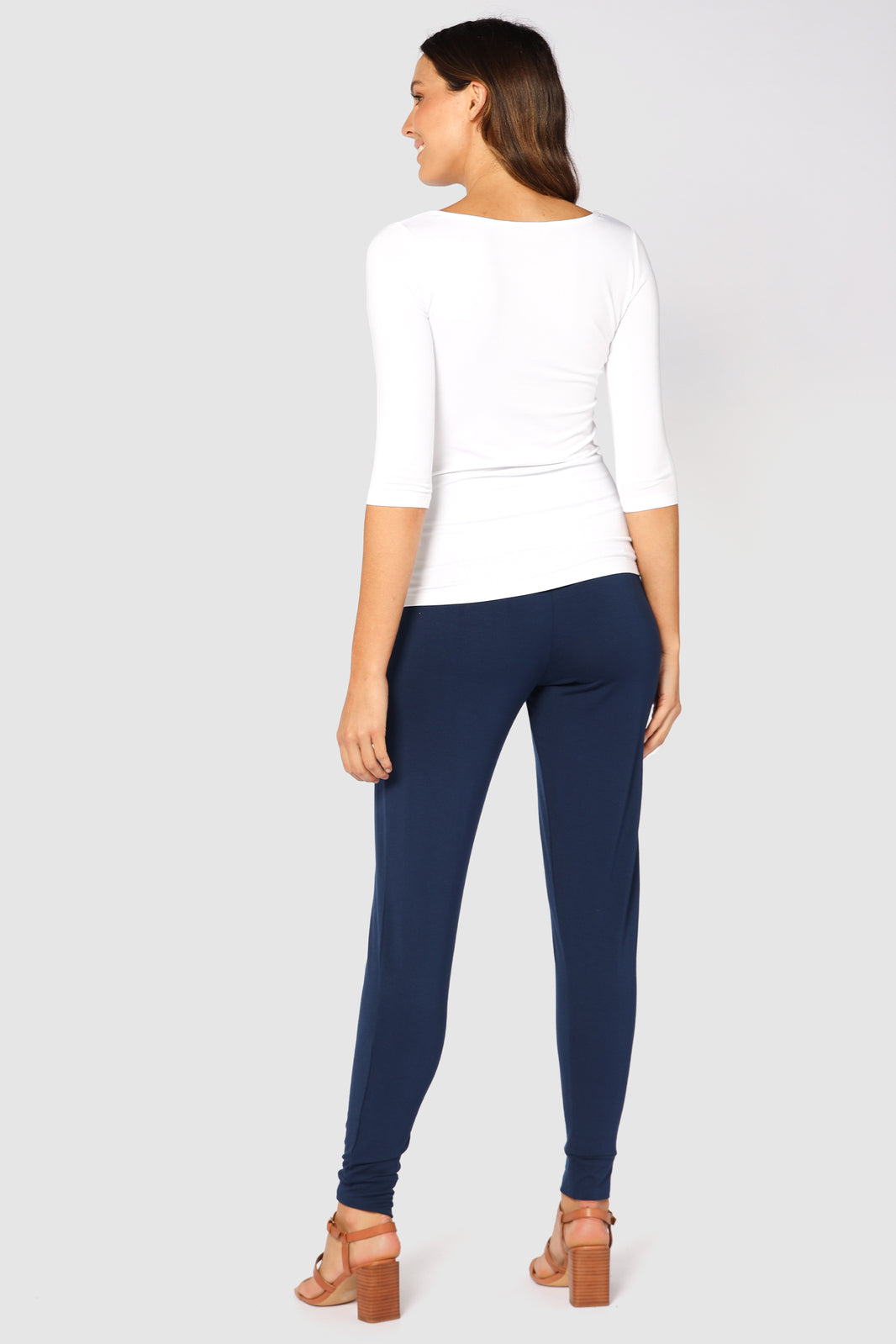 Softline Slouch Pants - Navy