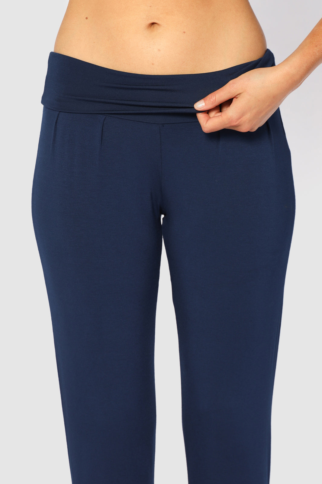 Softline Slouch Pants (no pockets) - Navy