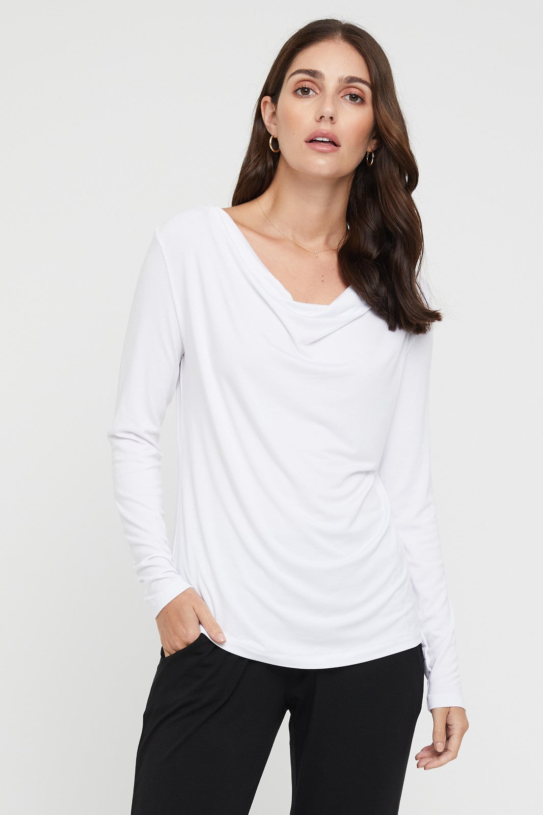 L/S Layering Top - White