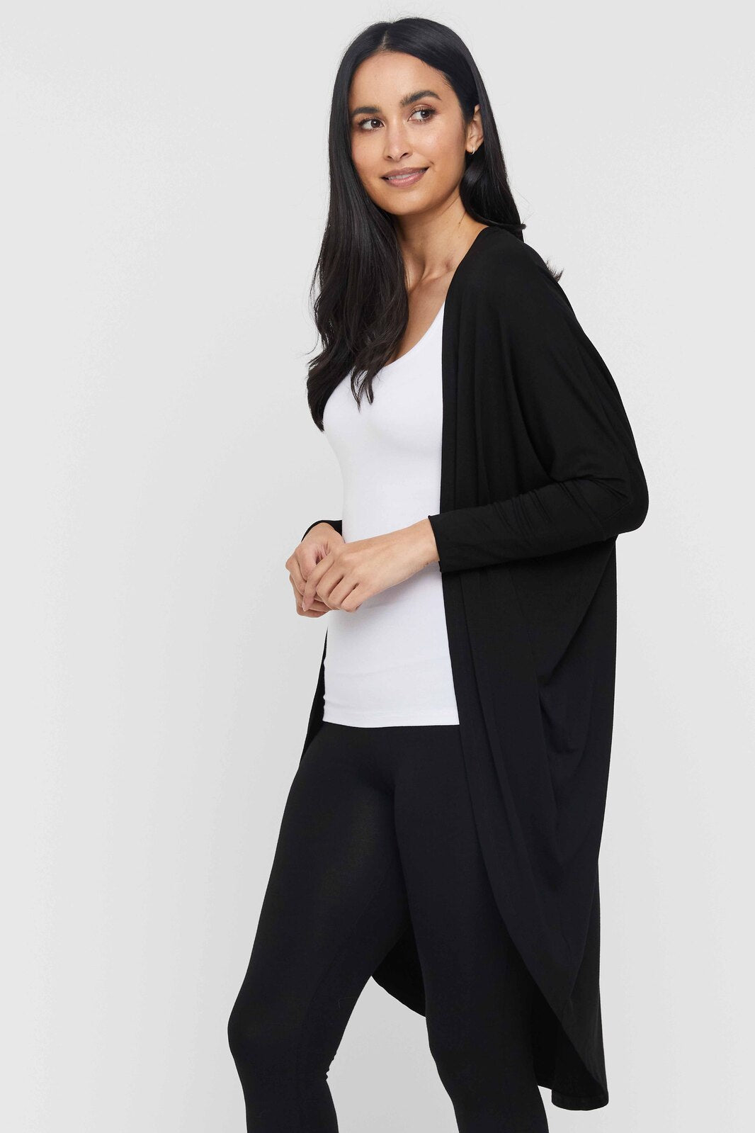 Cocoon Cardigan - Black