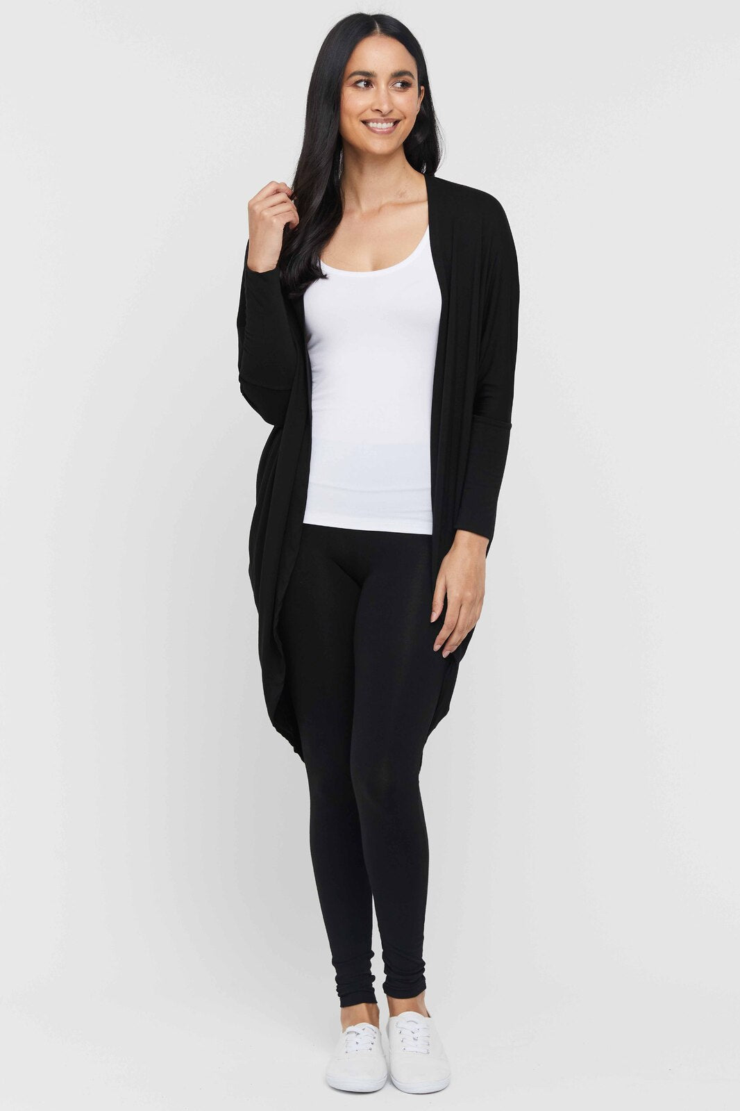 Cocoon Cardigan - Black