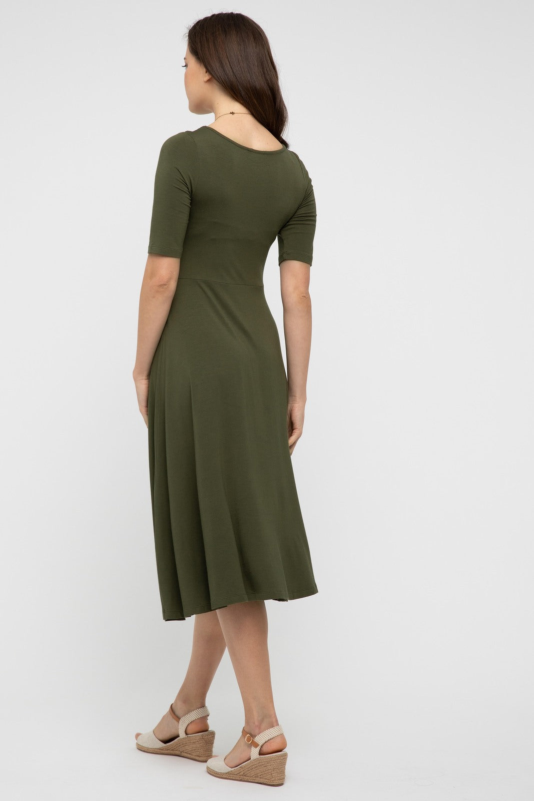 Harmony Dress - Dark Olive