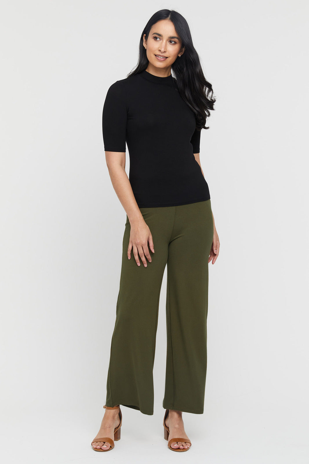 Eva Pant - Dark Olive