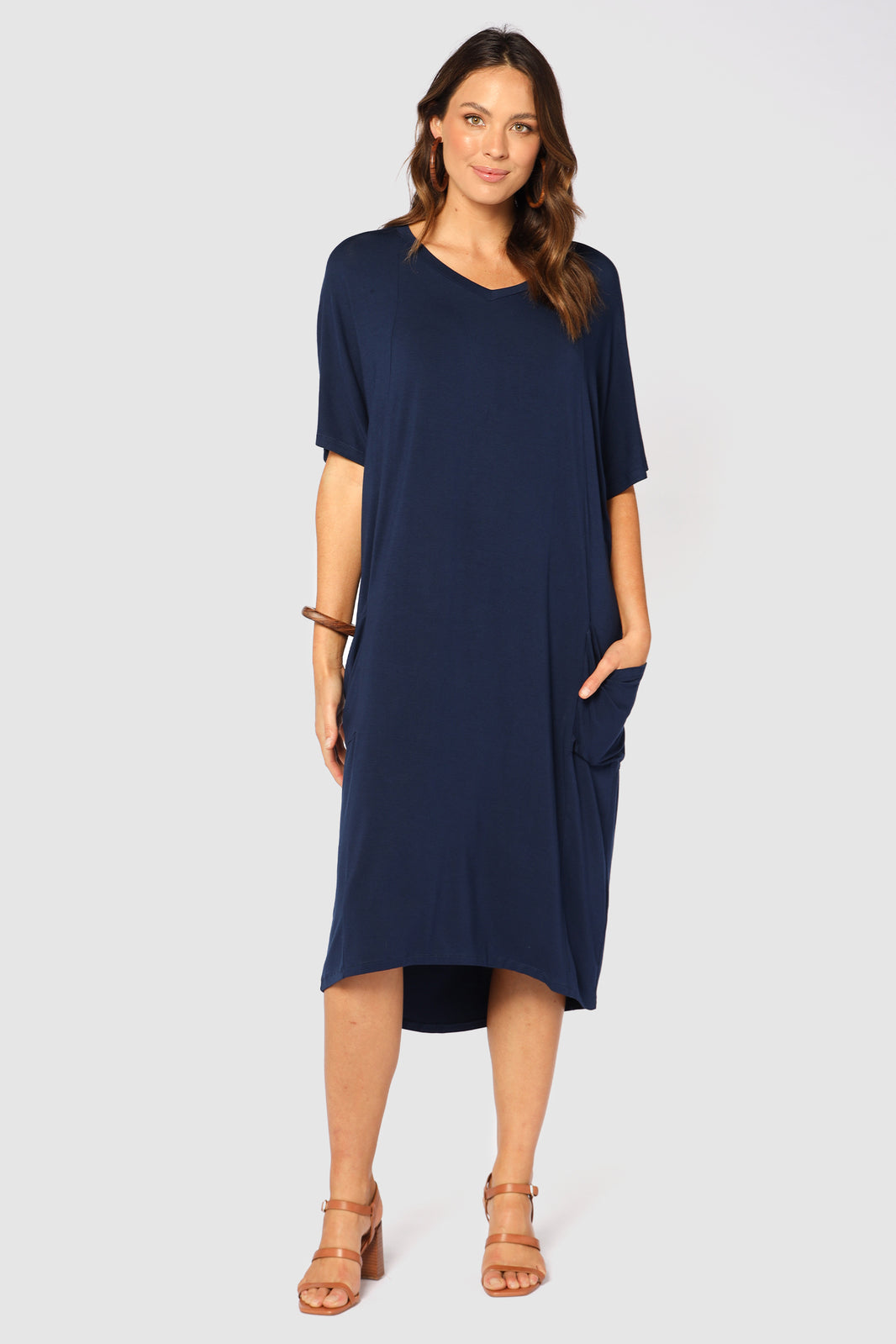 Samara Dress - Navy