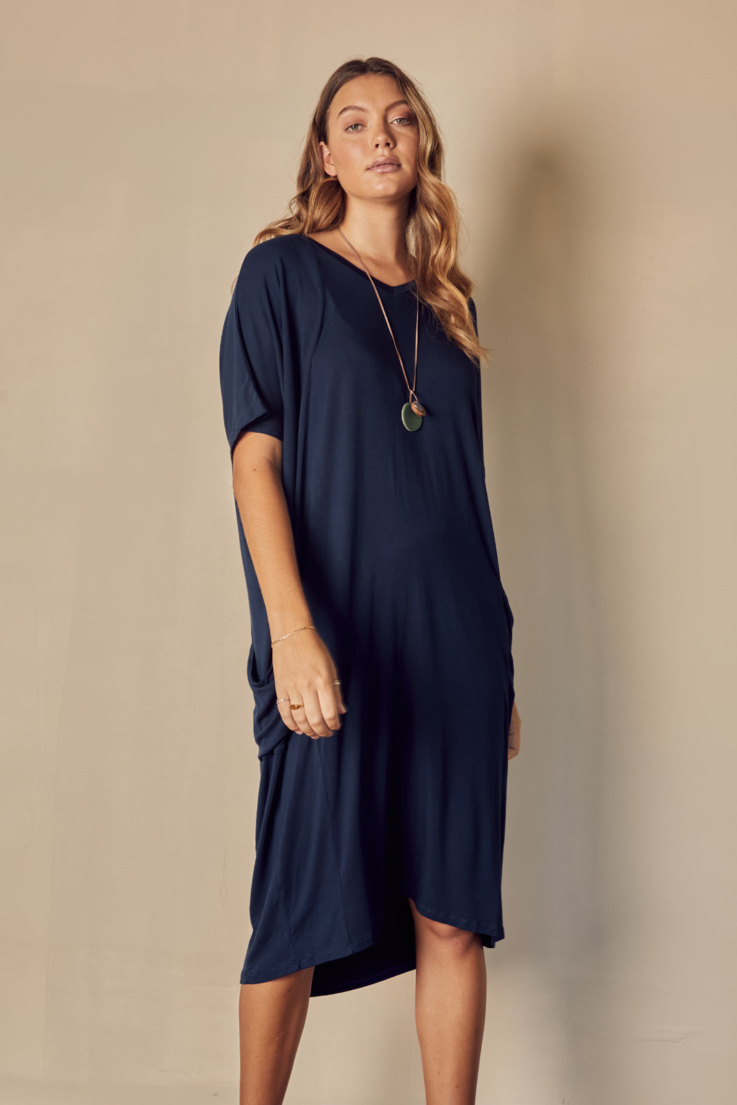 Samara Dress - Navy