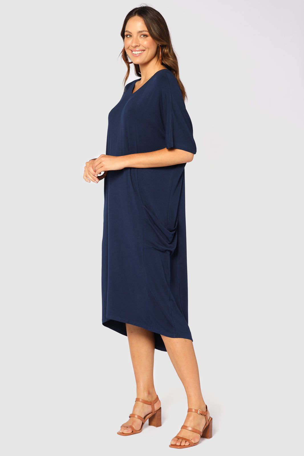 Samara Dress - Navy