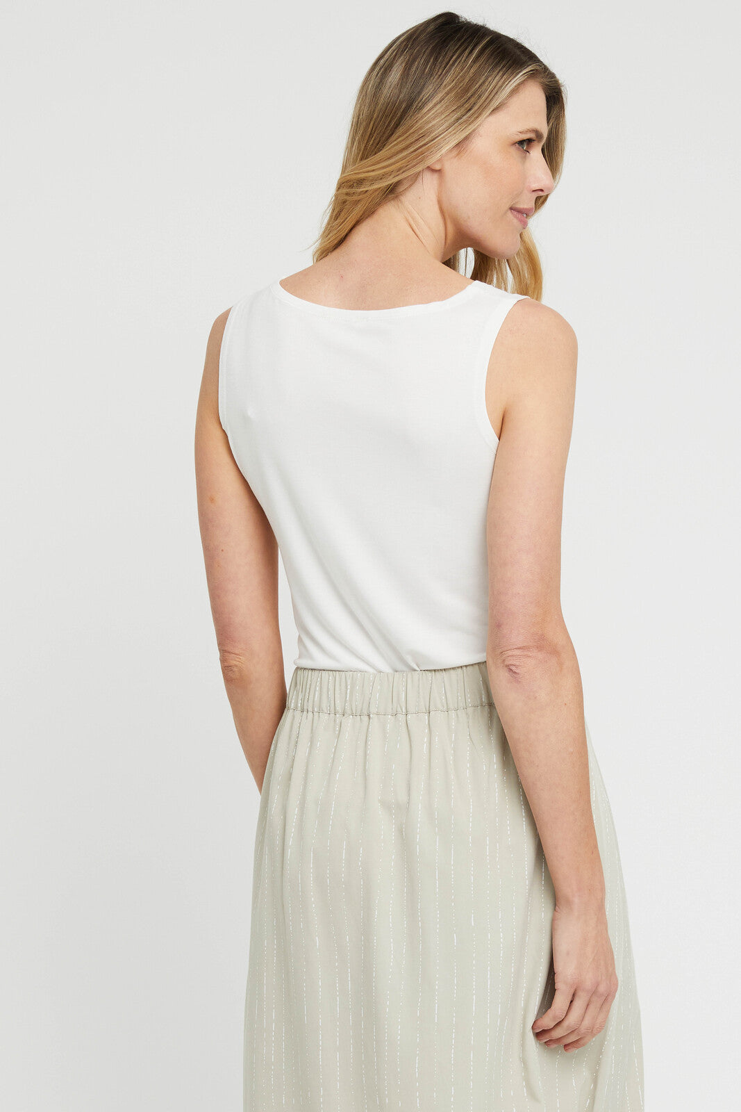 Bamboo Shell Top - Ivory