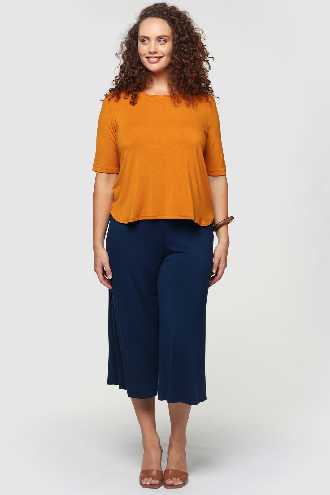 Bamboo Culottes - Navy