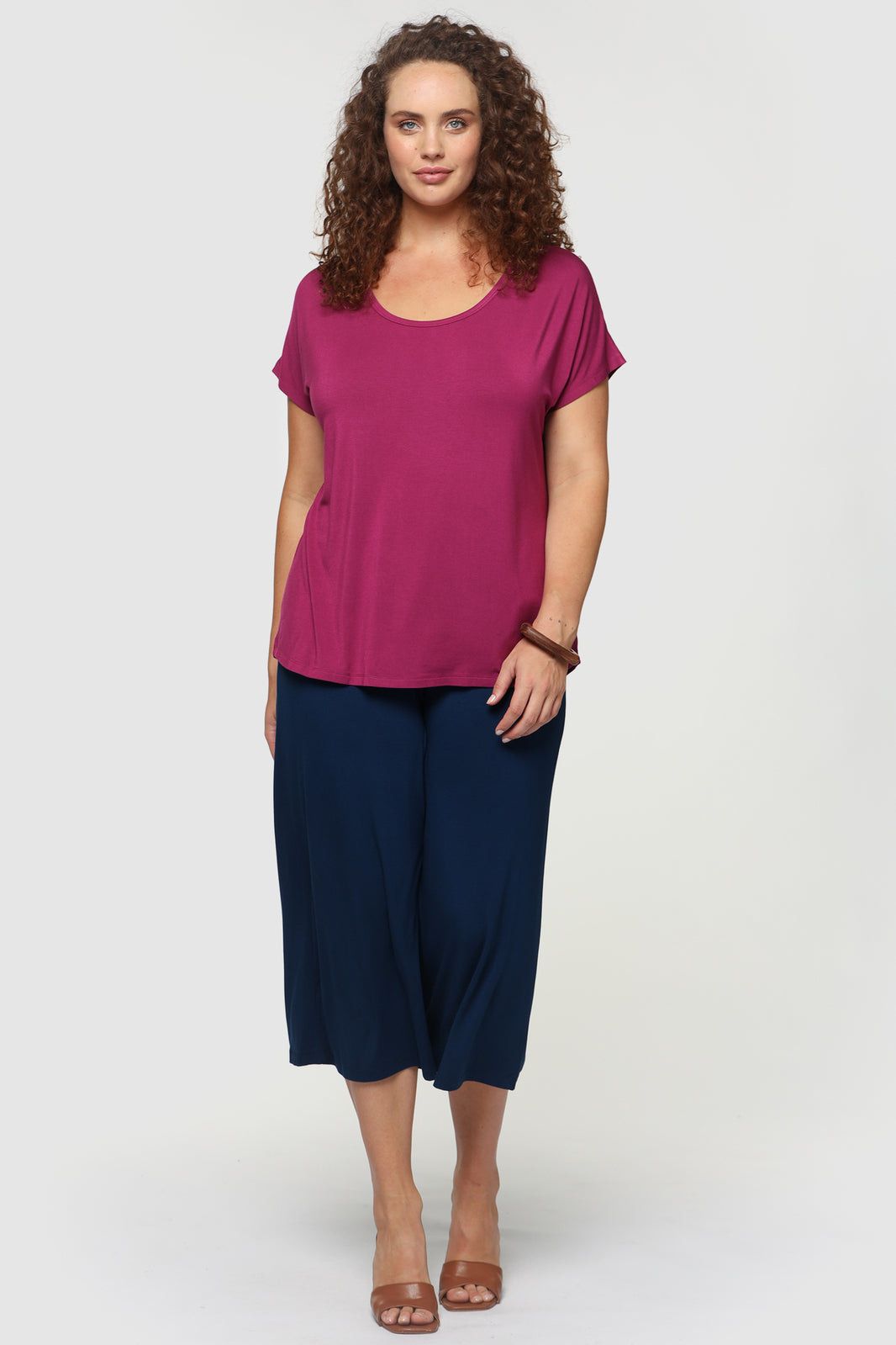 Bamboo Culottes - Navy