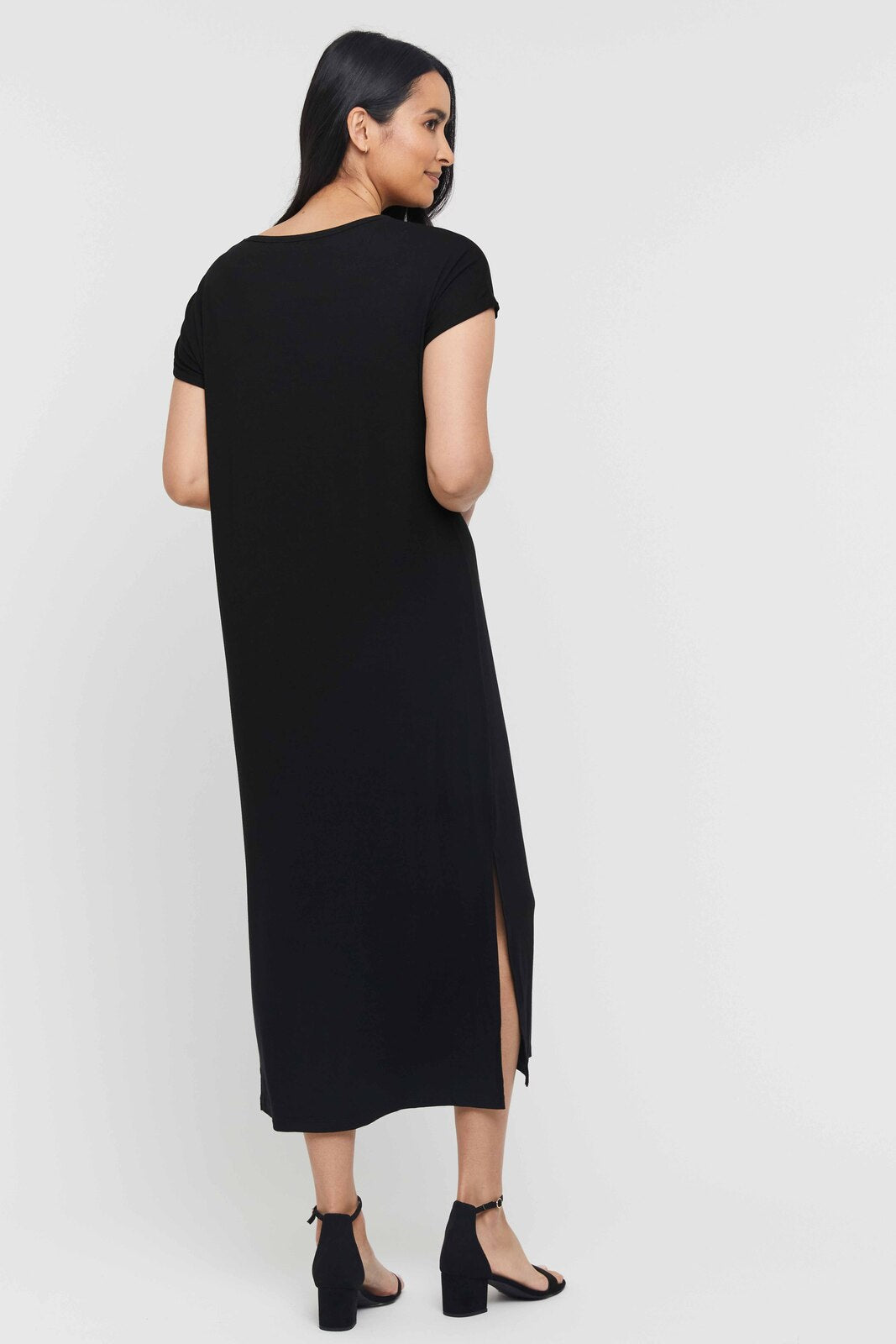Elsie Dress - Black | Bamboo Body
