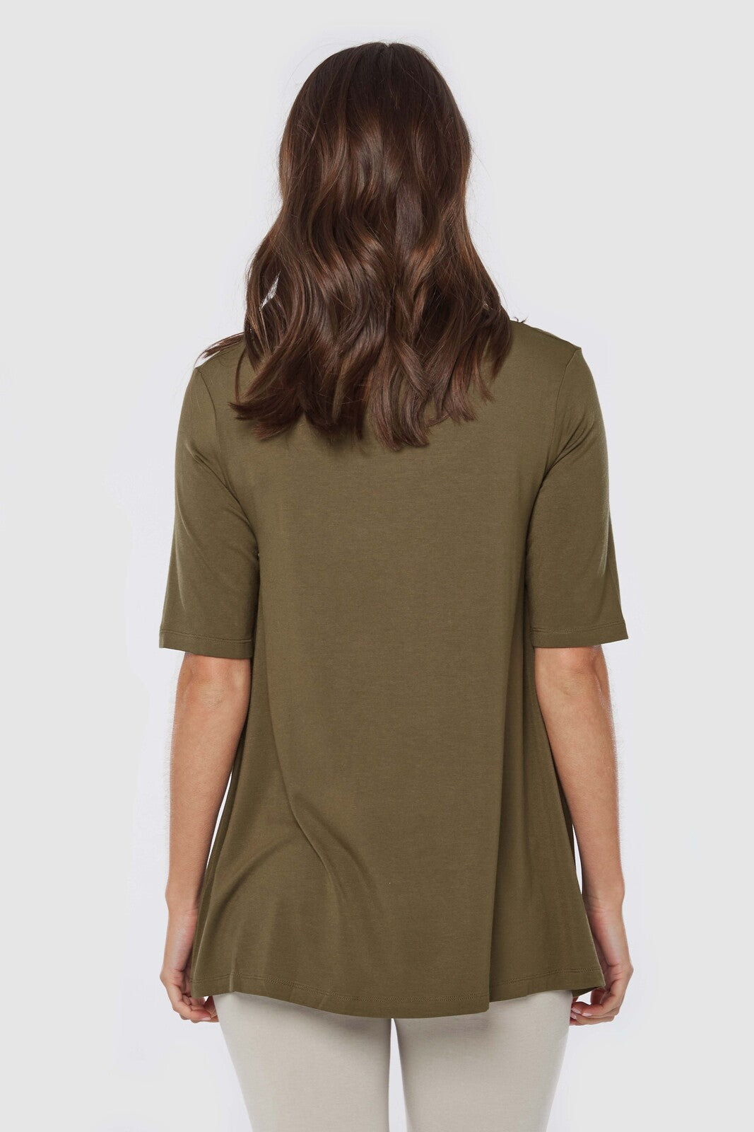 Carter Tunic Top - Dark Olive