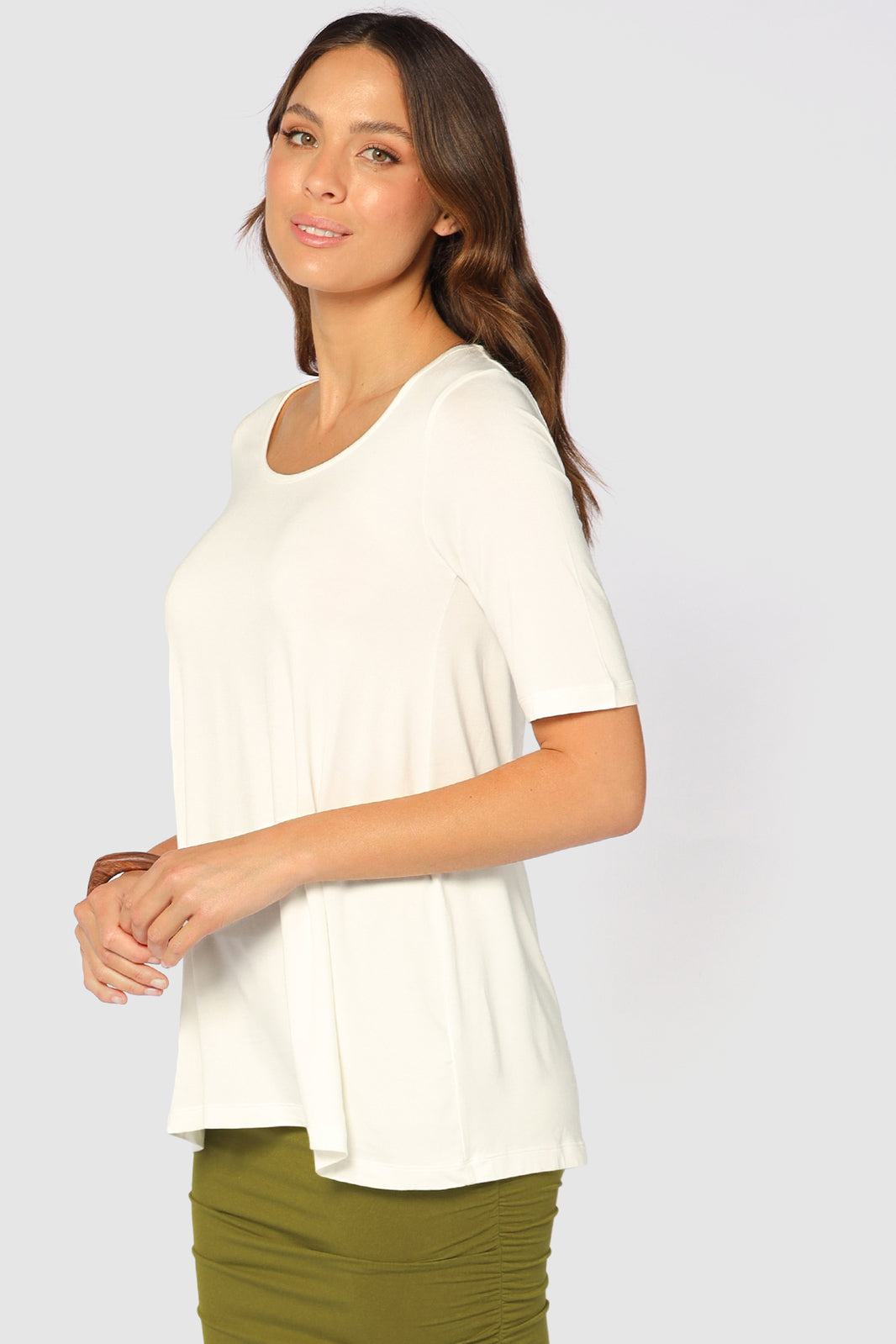 Carter Tunic Top - Ivory