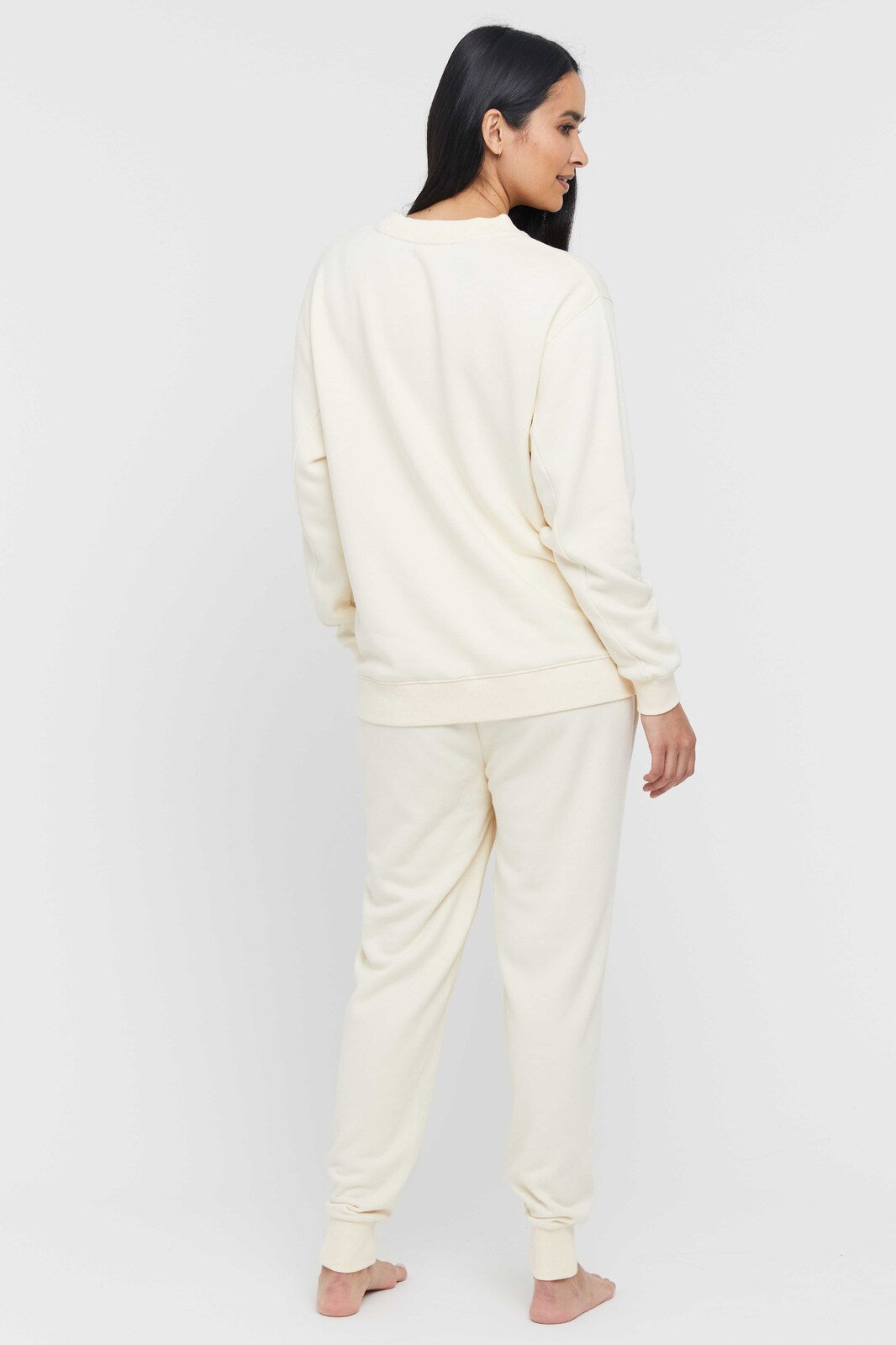 Bamboo Slouch Trackpant - Winter White