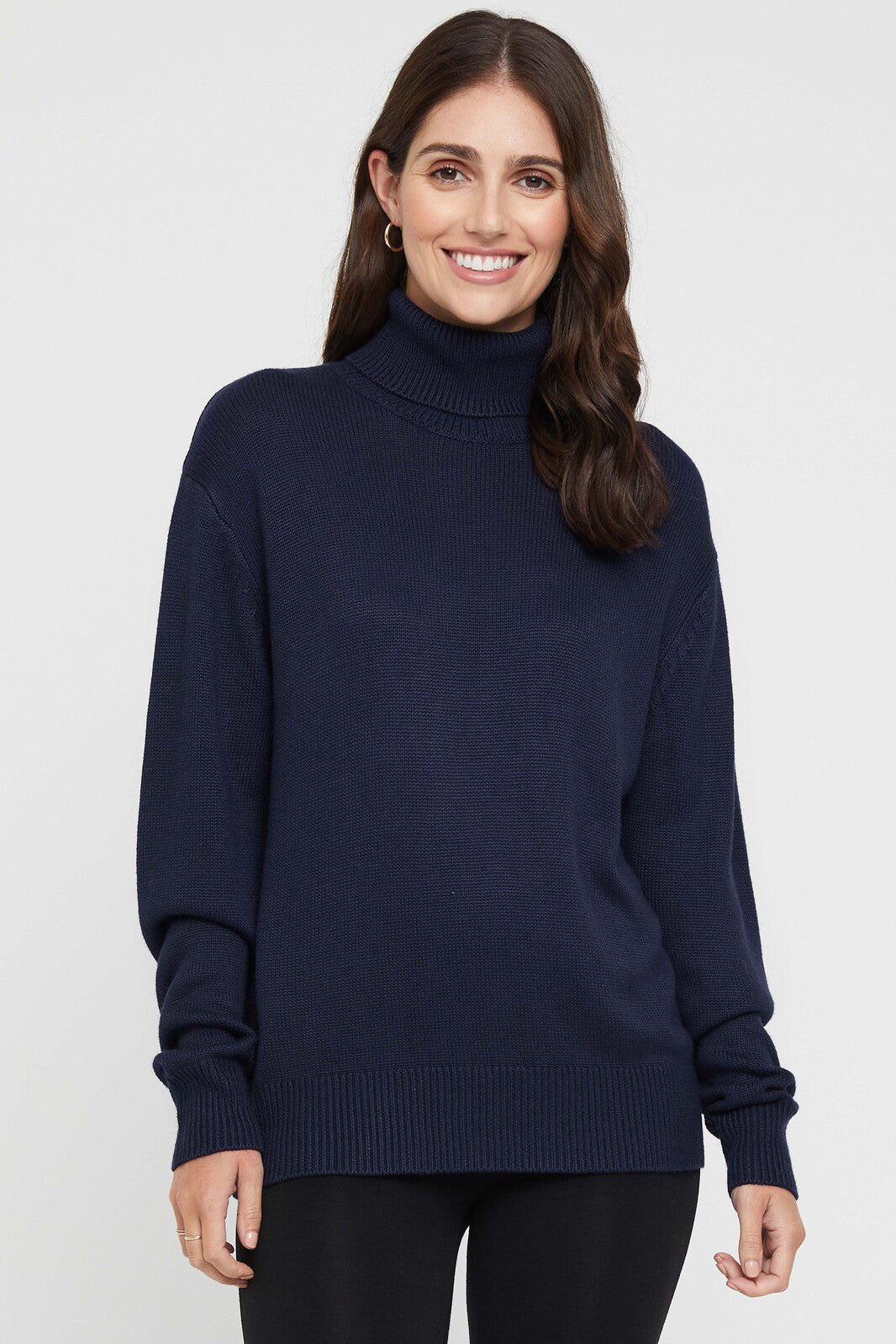 Turtleneck Knit - Ink