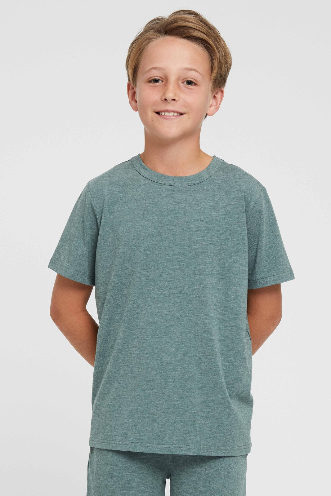 Junior Lounge Tee - Moss Green