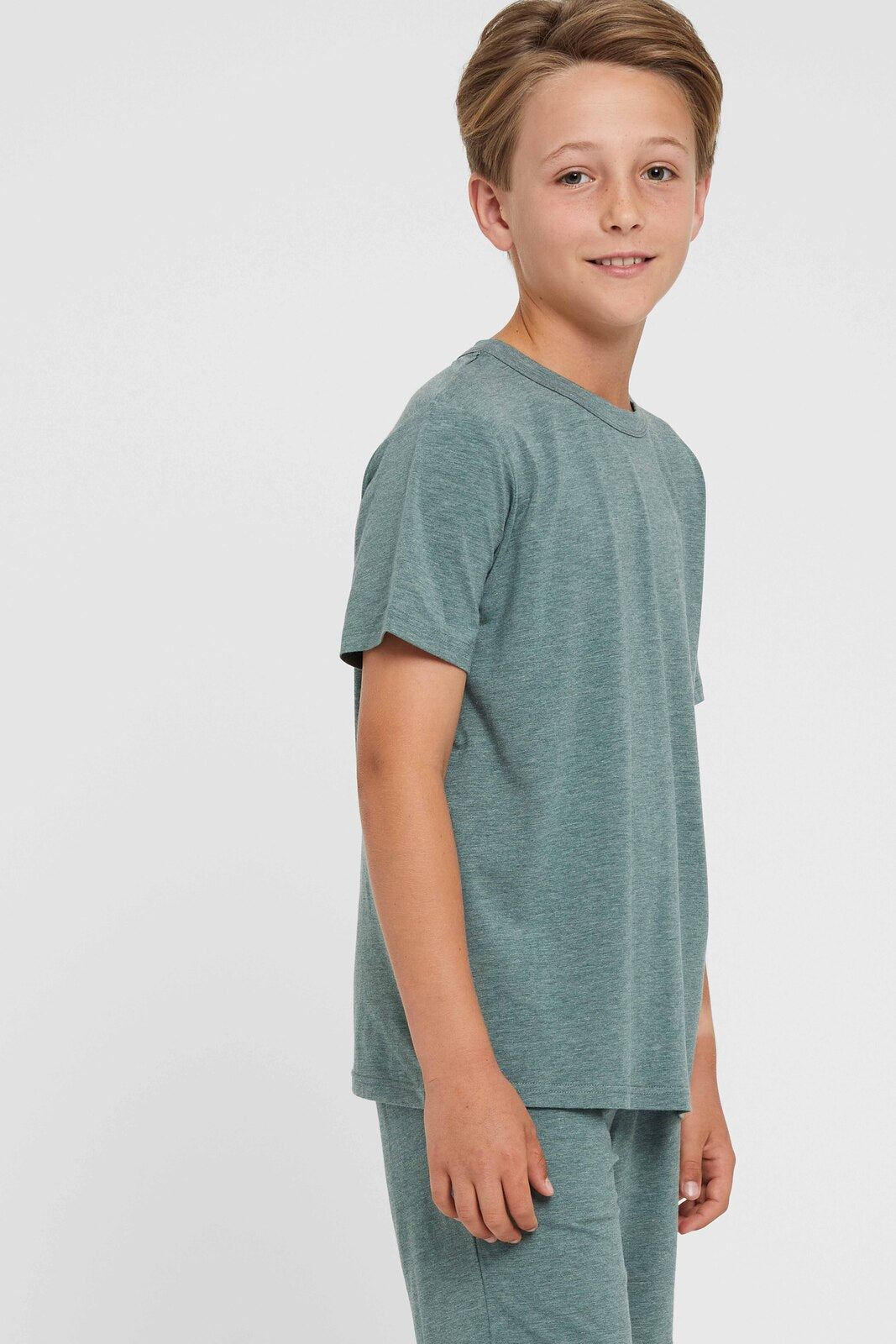 Junior Lounge Tee - Moss Green