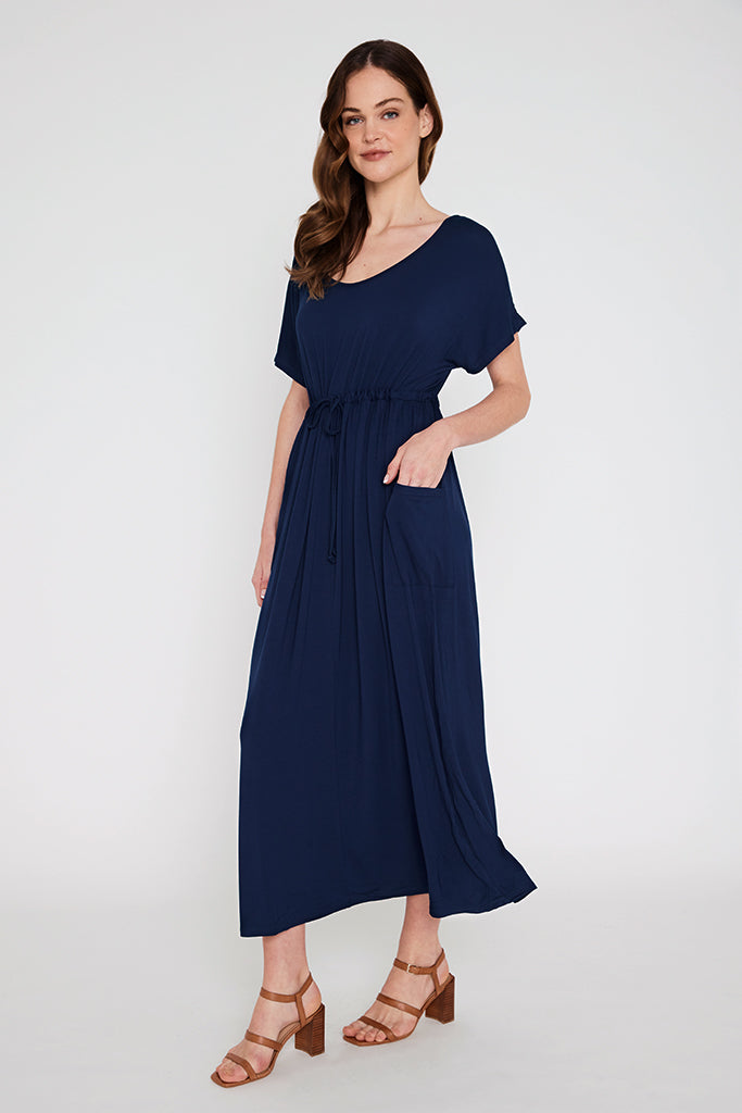 Mila Maxi Dress - Navy