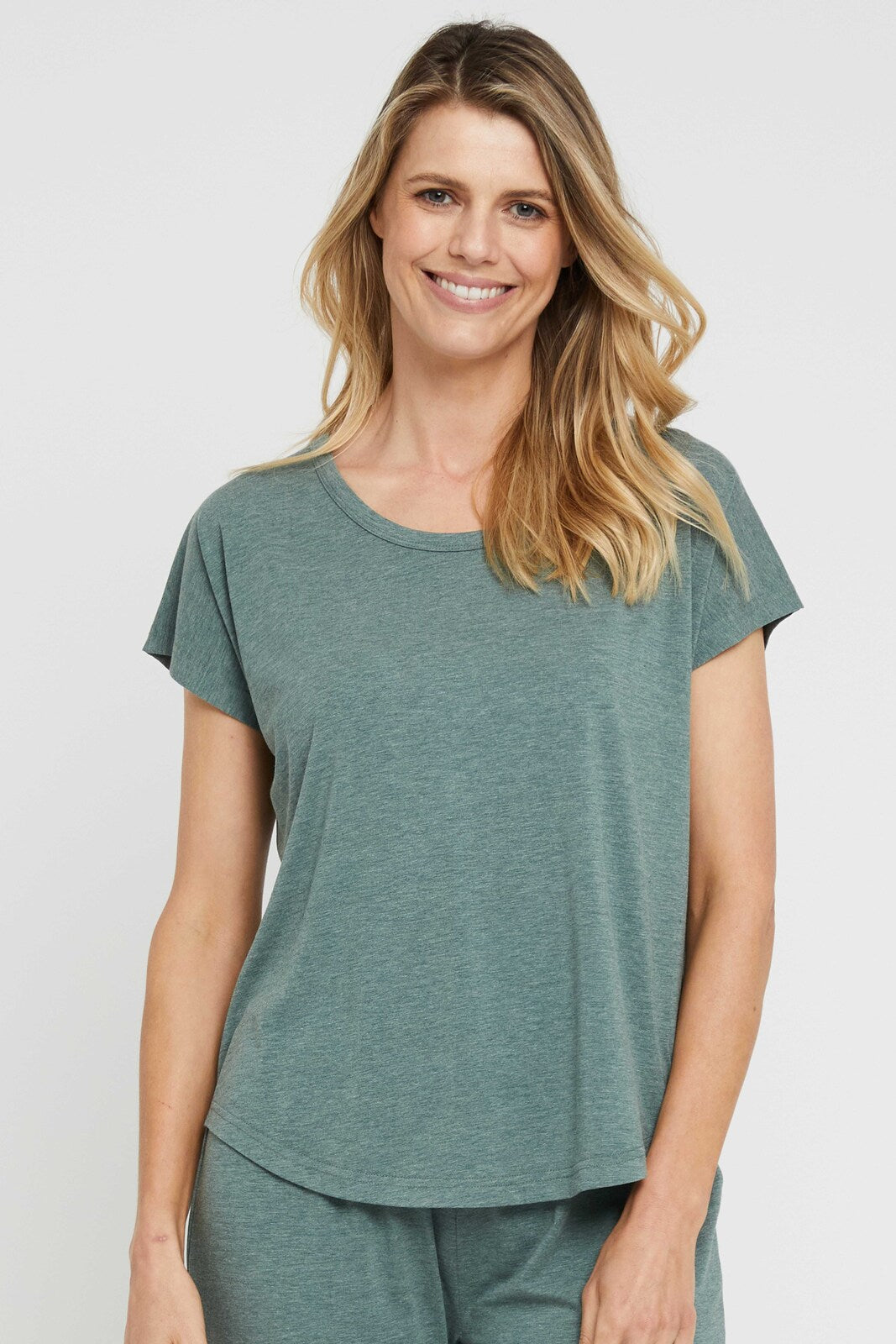 Lounge Tee - Moss Green